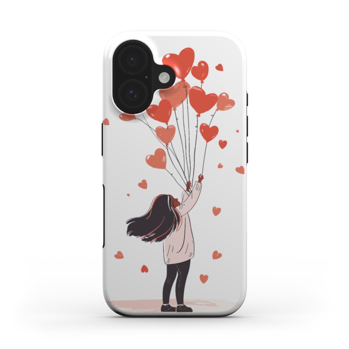 Heart Balloons Love Phone Case – Whimsical & Romantic Design