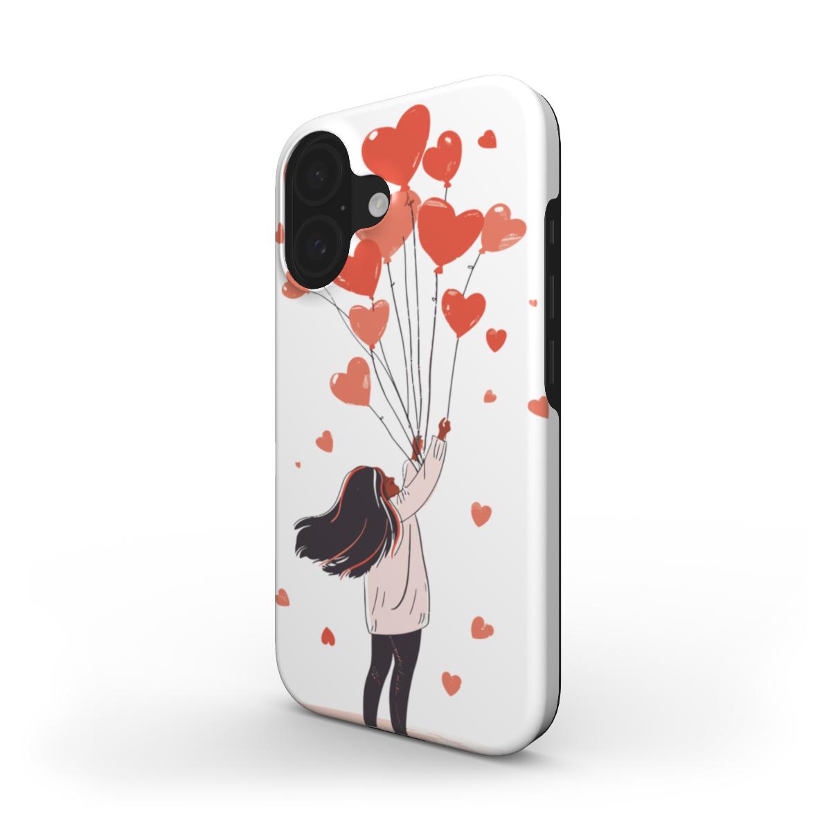 Heart Balloons Love Phone Case – Whimsical & Romantic Design