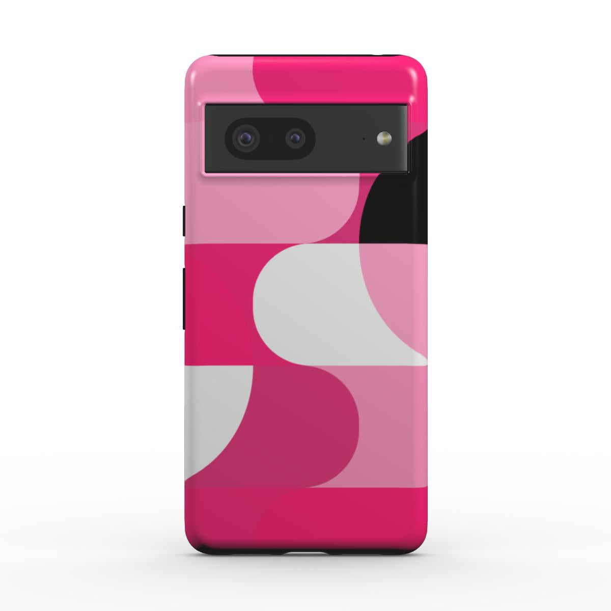 Pink Fusion Geometrische Handyhülle – Stilvoller & Nachhaltiger Schutz